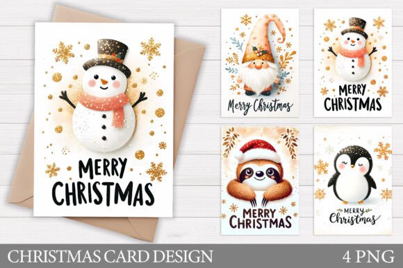 Christmas Animals Card Printable: A Review for Modern Illustrations