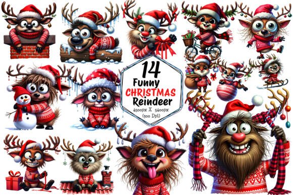 Christmas Deer Clipart Reindeer Clipart: A Designer’s Review for Branding and Marketing