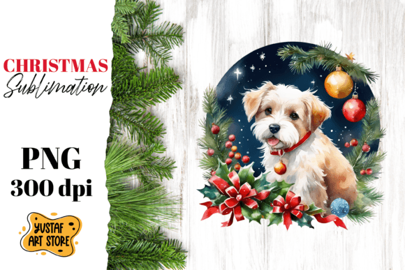 Christmas Dog Sublimation Design: A Designer’s Review of Holiday Illustrations