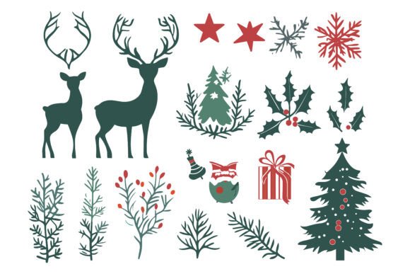 Christmas Elements Vector Decorative Illustrations Review