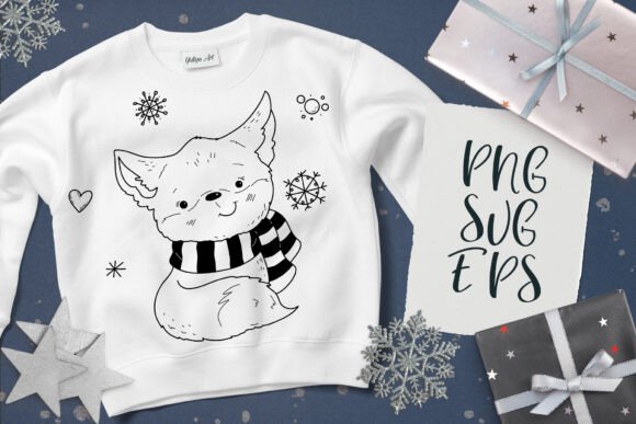 Christmas Fox SVG, EPS Png: A Practical Review for Handmade Illustrations