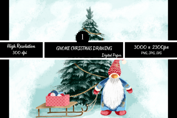 Gnome Winter Christmas Drawing Illustrations Review