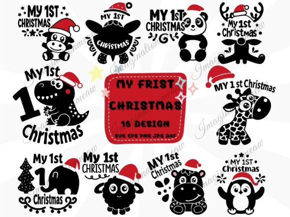 My First Christmas SVG and Clipart Review