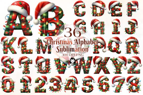 Plaid Christmas Alphabet Sublimation: A Publisher’s Review for Editorial Use