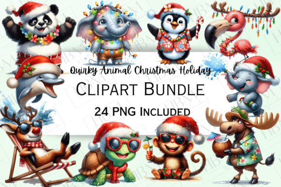 Quirky Watercolor Animal Christmas: A Crafter’s Review of Seasonal Illustrations
