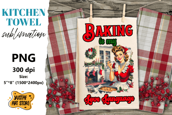 Retro Christmas Towel Sublimation: A Publisher’s Review of Seasonal Illustrations